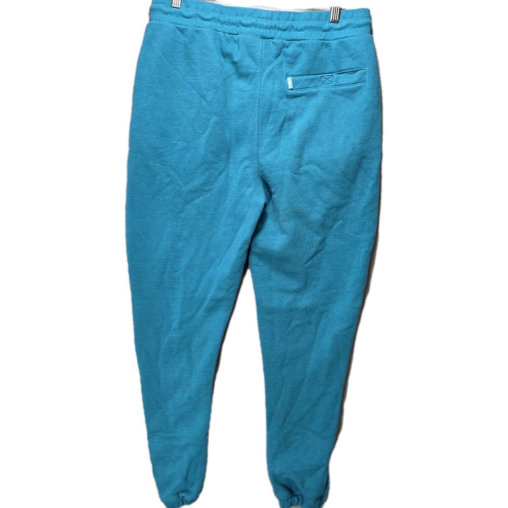 Staple Pigeon Sweatpants Mens L Joggers Fleece Pants Embroidered Spellout Zipper - Picture 2 of 14